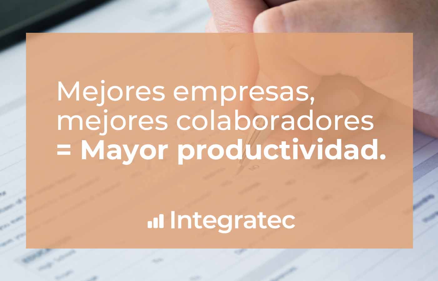 Mayor productividad