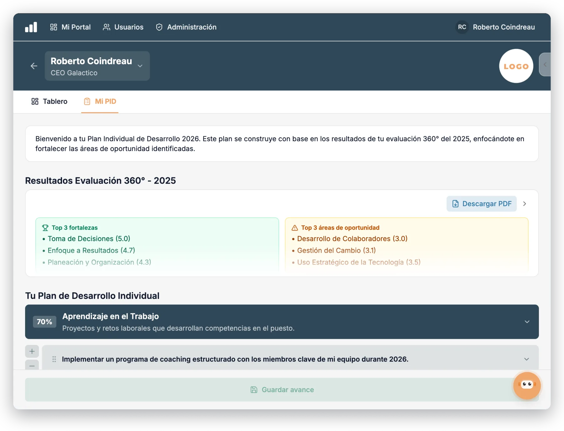Plan Individual de Desarrollo con el modelo 70-20-10: aprendizaje en el trabajo, social y formal