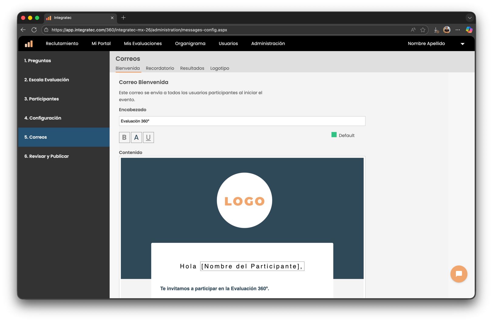Correos de bienvenida, QRs, WhatsApp