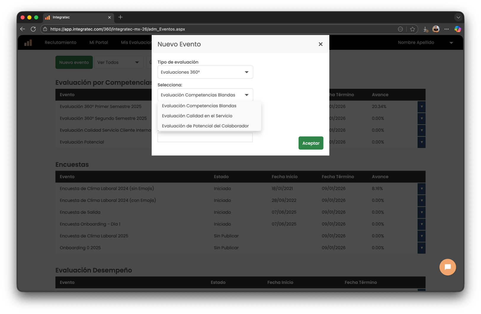 Modelos pre-configurados