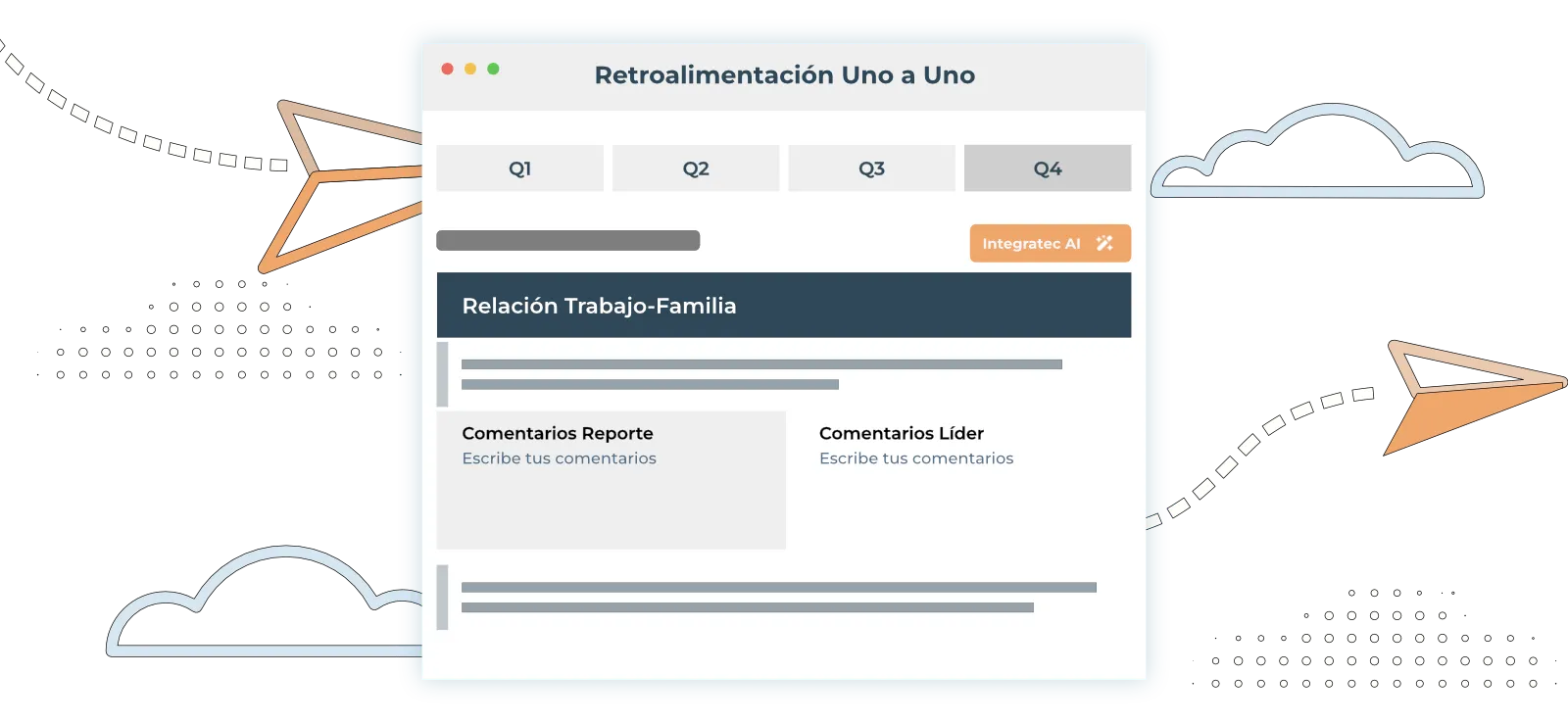 Check-ins y conversaciones uno a uno